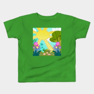 Butterfly Garden Kids T-Shirt